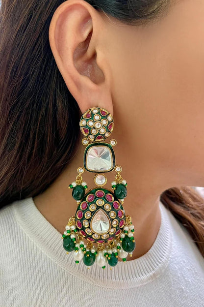 Asika Polki Embellished Choker Set 