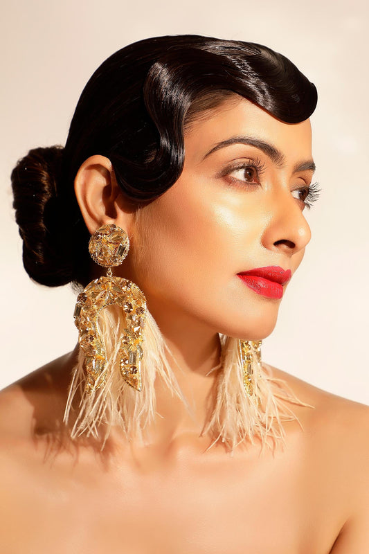 Bloom Petal Dangler Earrings 
