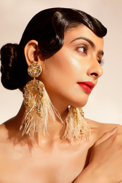 Bloom Petal Dangler Earrings 