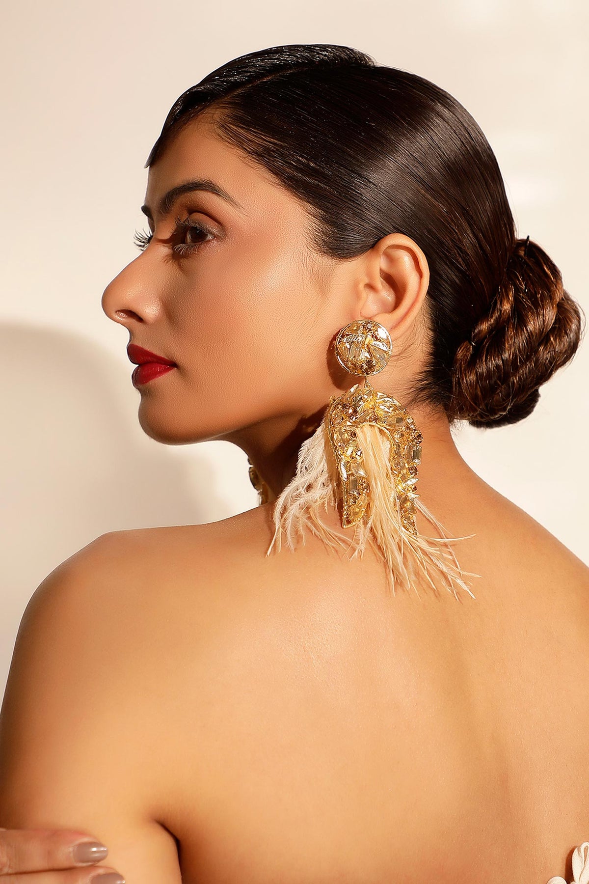 Bloom Petal Dangler Earrings 