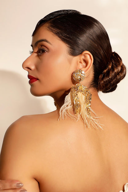 Bloom Petal Dangler Earrings 