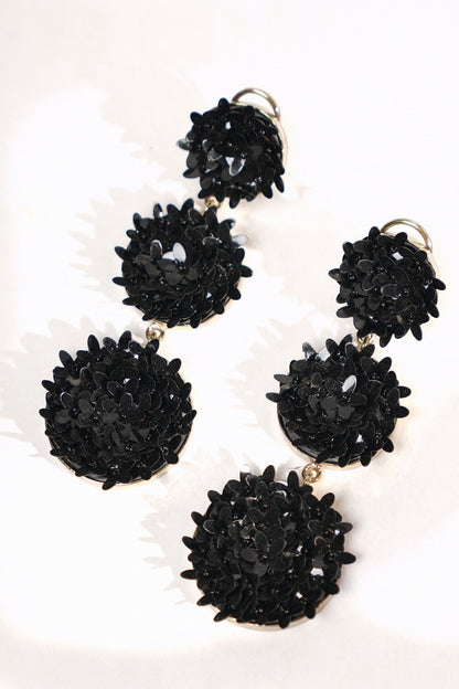 Sequin Bloom Dangler Earrings 