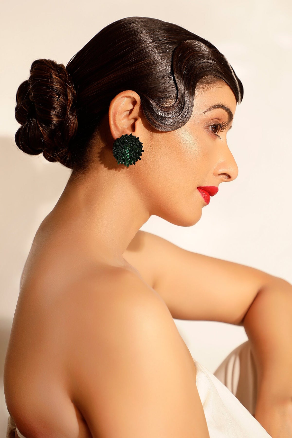 Petal Blossom Sequin Studs 