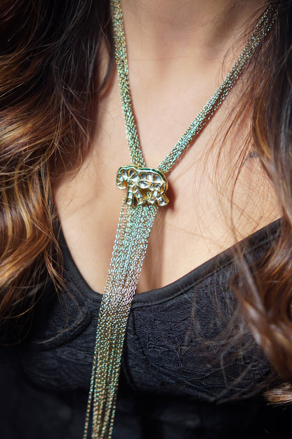 Gajraj Elephant Pendant Necklace 