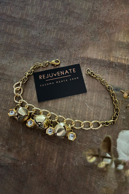 Ghungroo Kundan Anklet 