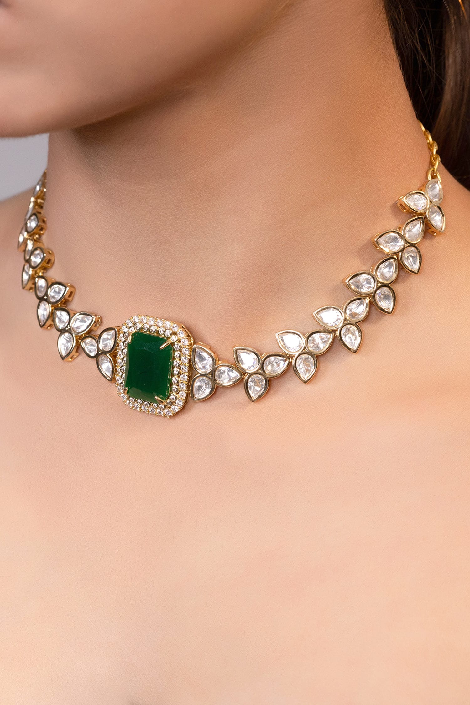 Moissanite Vine Choker 