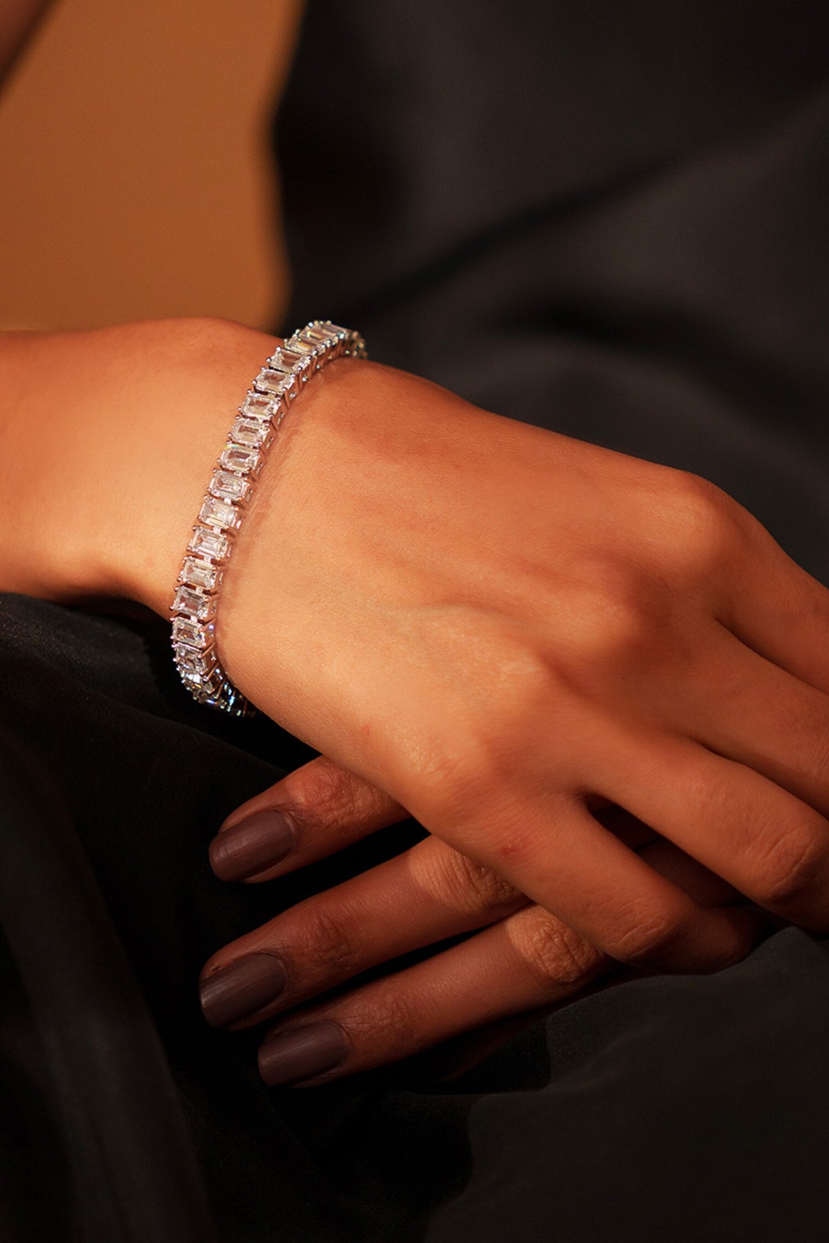 Faux Diamond Bracelet 