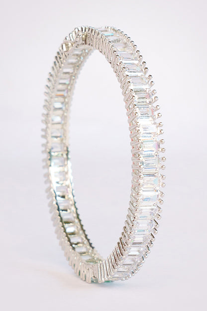 Faux Diamond Embellished Bangles Set 
