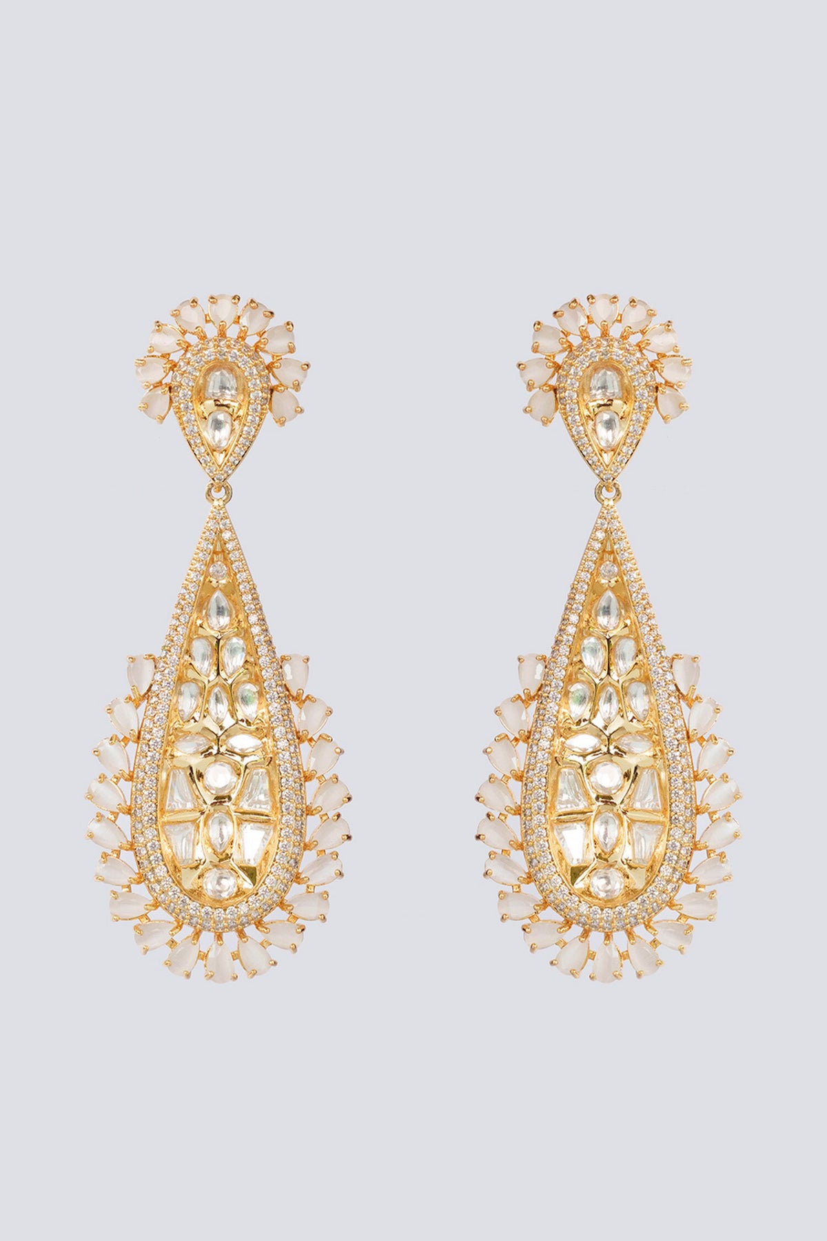 Kundan Stone Dangler Earrings 