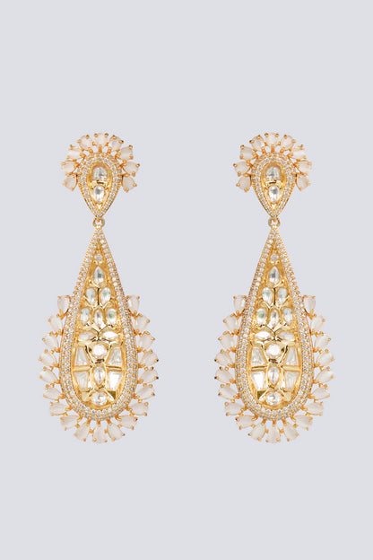 Kundan Stone Dangler Earrings 