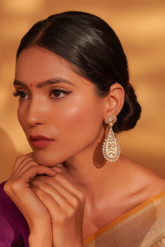 Kundan Stone Dangler Earrings 