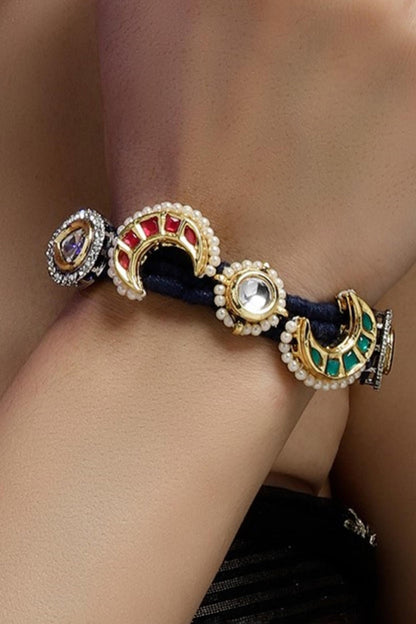 Crescent Moon Charm Bracelet 
