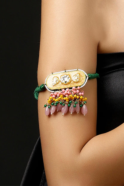 Gold Plated Geometric Bajuband 