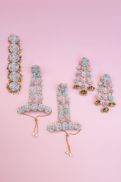 Floral Multicolor Designer Jewellery Set 