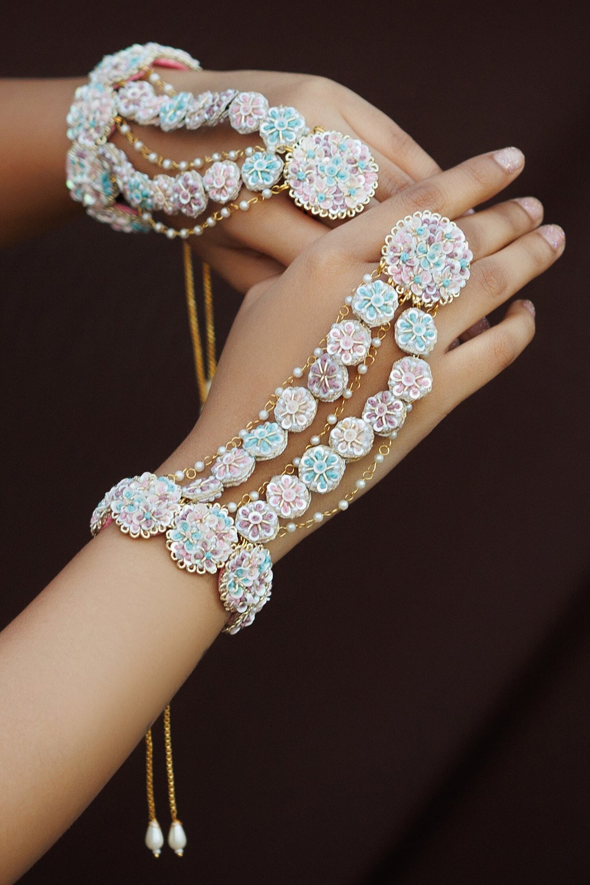 Floral Multicolor Designer Jewellery Set 