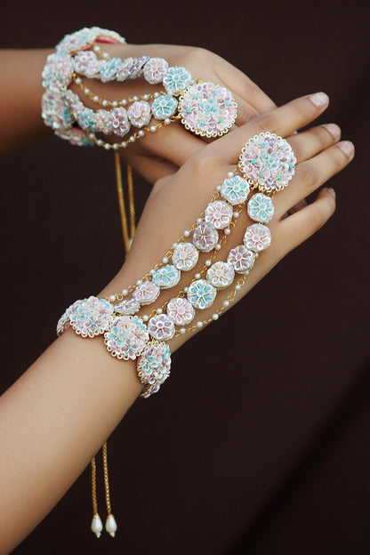 Floral Multicolor Designer Jewellery Set 