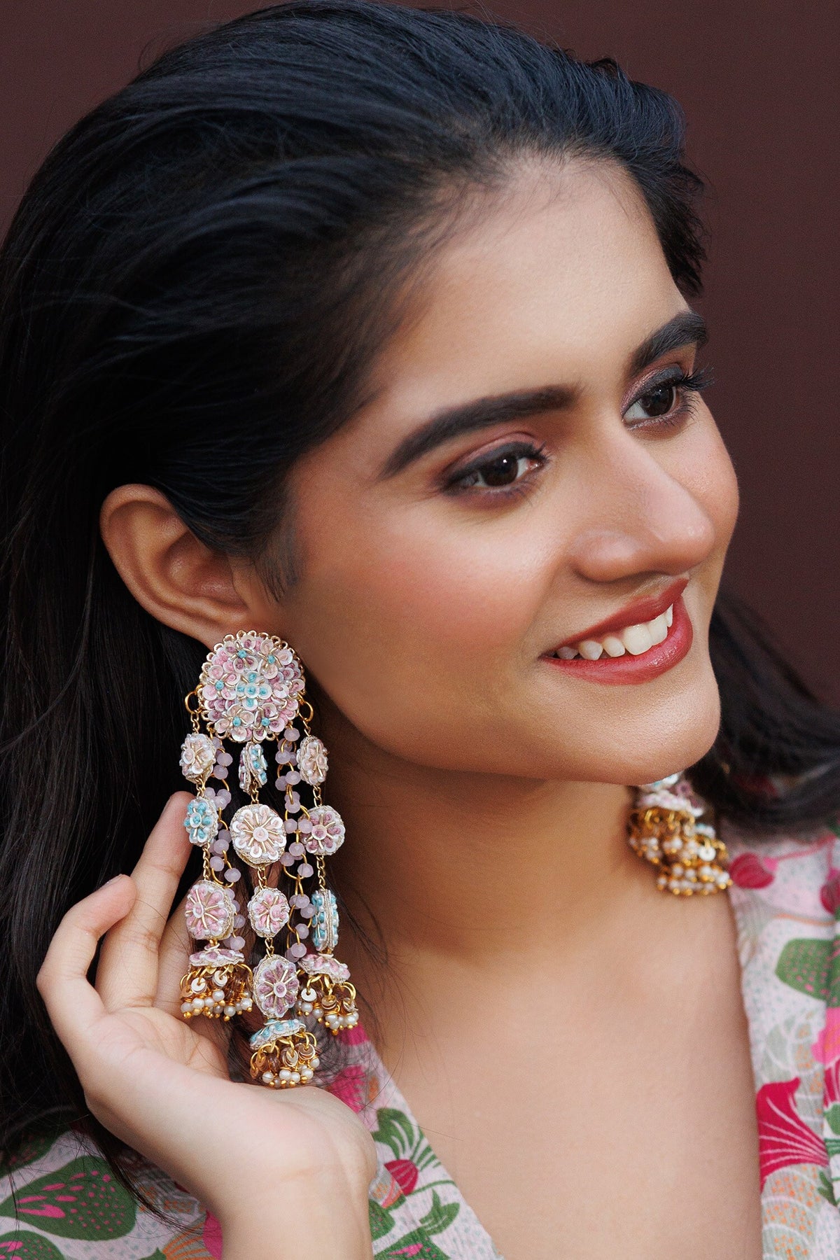 Floral Multicolor Designer Jewellery Set 