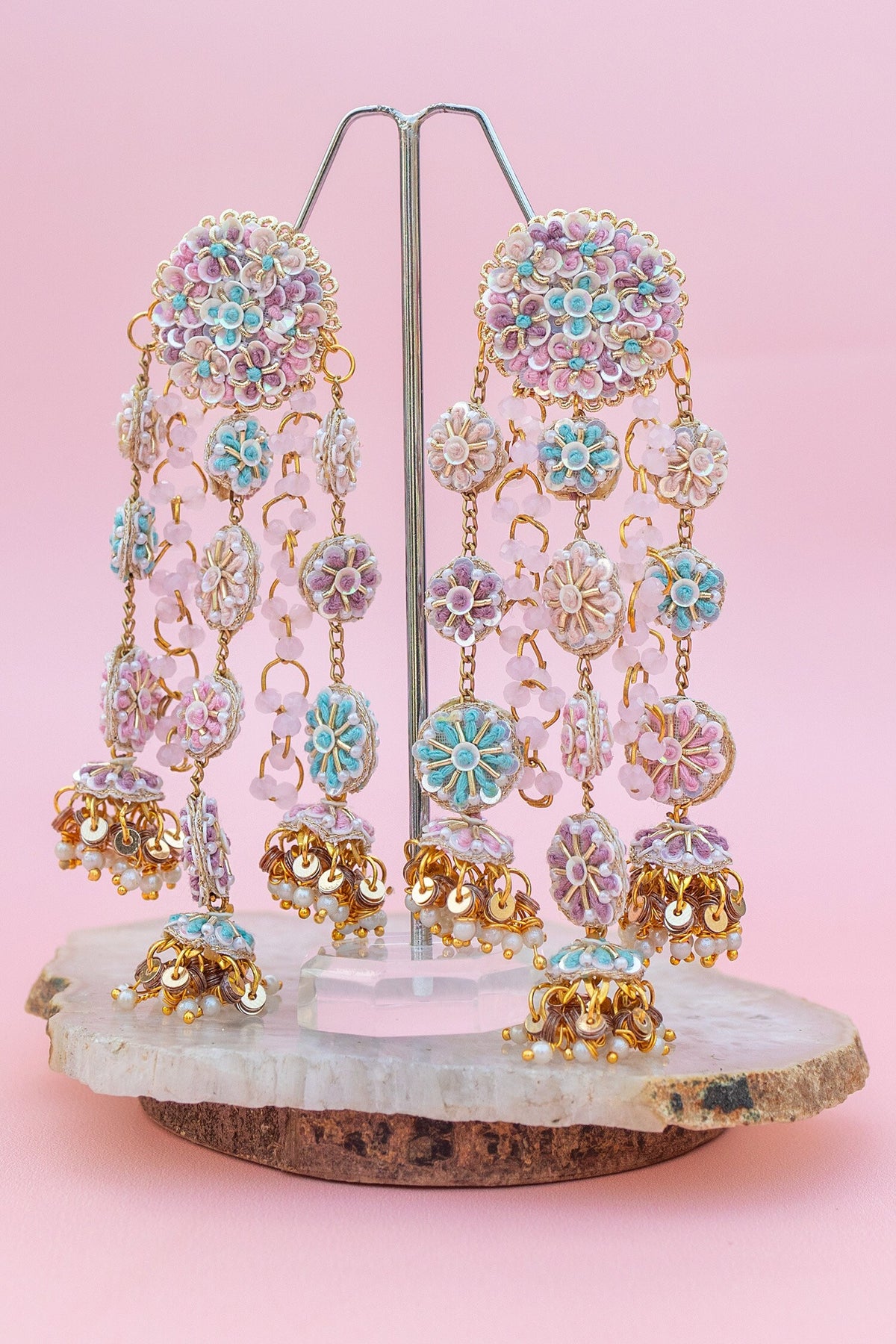 Floral Multicolor Designer Jewellery Set 
