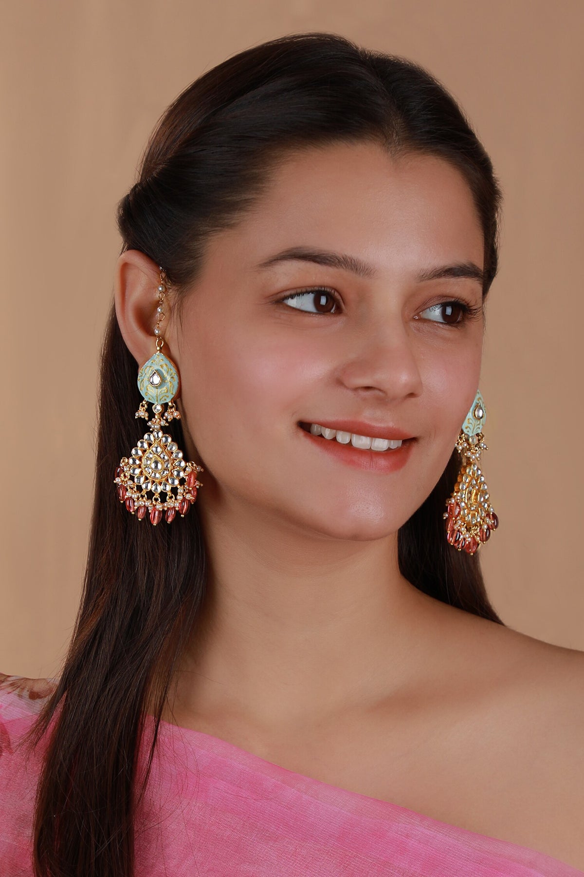Floral Meenakari Choker Set 