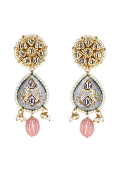 Stone Embellished Choker & Earring Set 