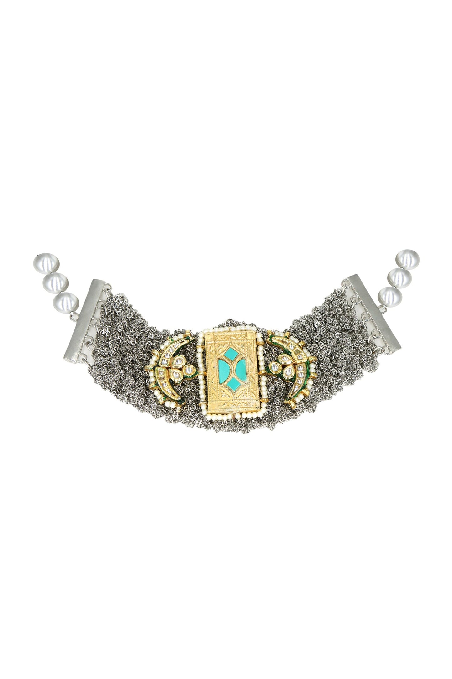 Zainab Kundan Bead Choker 