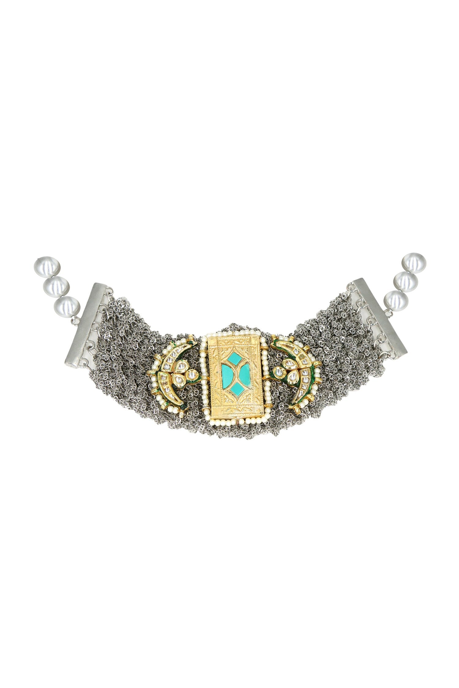 Zainab Kundan Bead Choker 