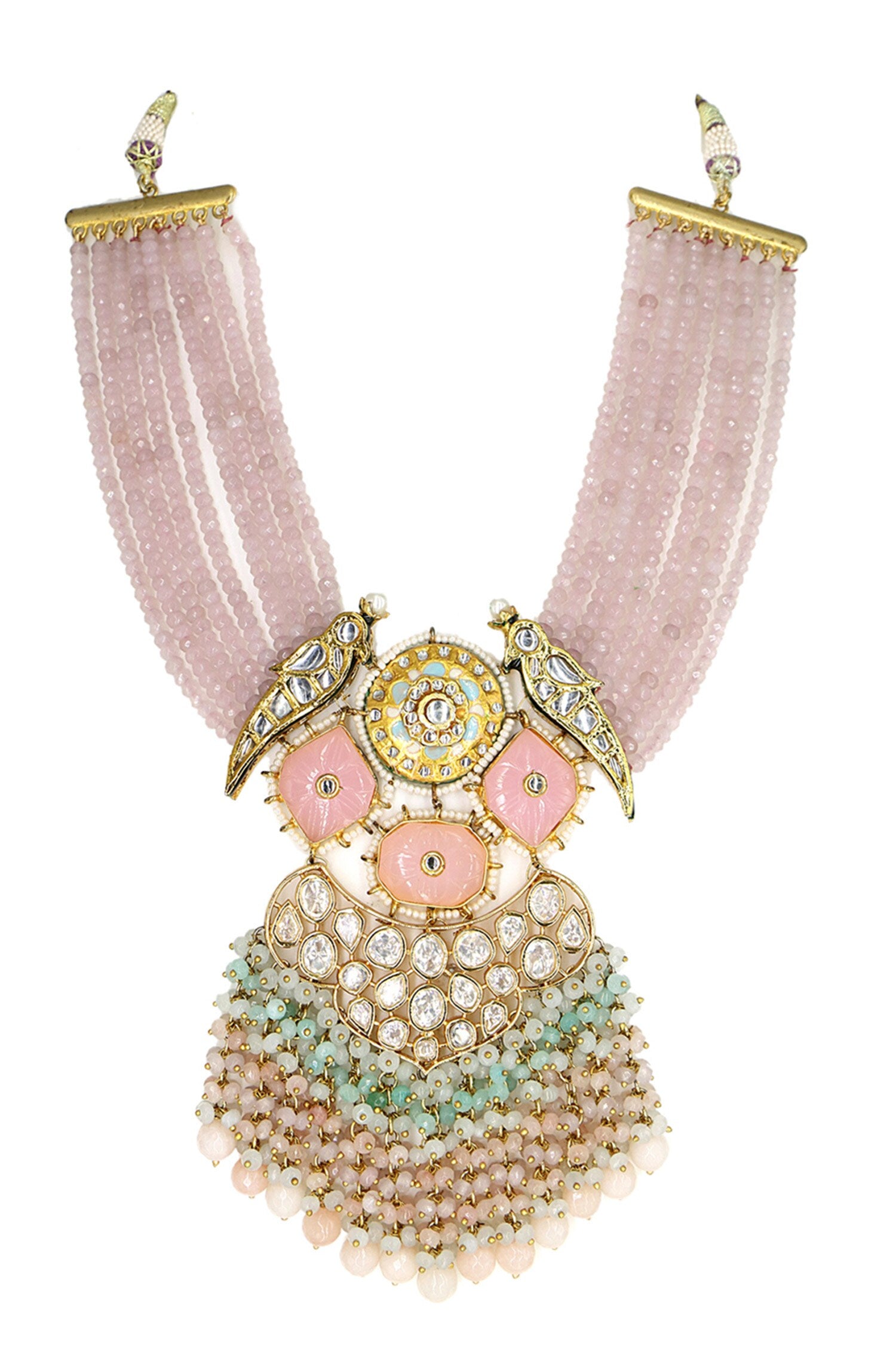 Kundan Stone Necklace Set 