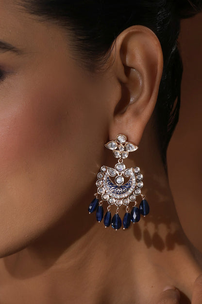Polki Bead Drop Chandbalis 