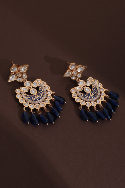 Polki Bead Drop Chandbalis 