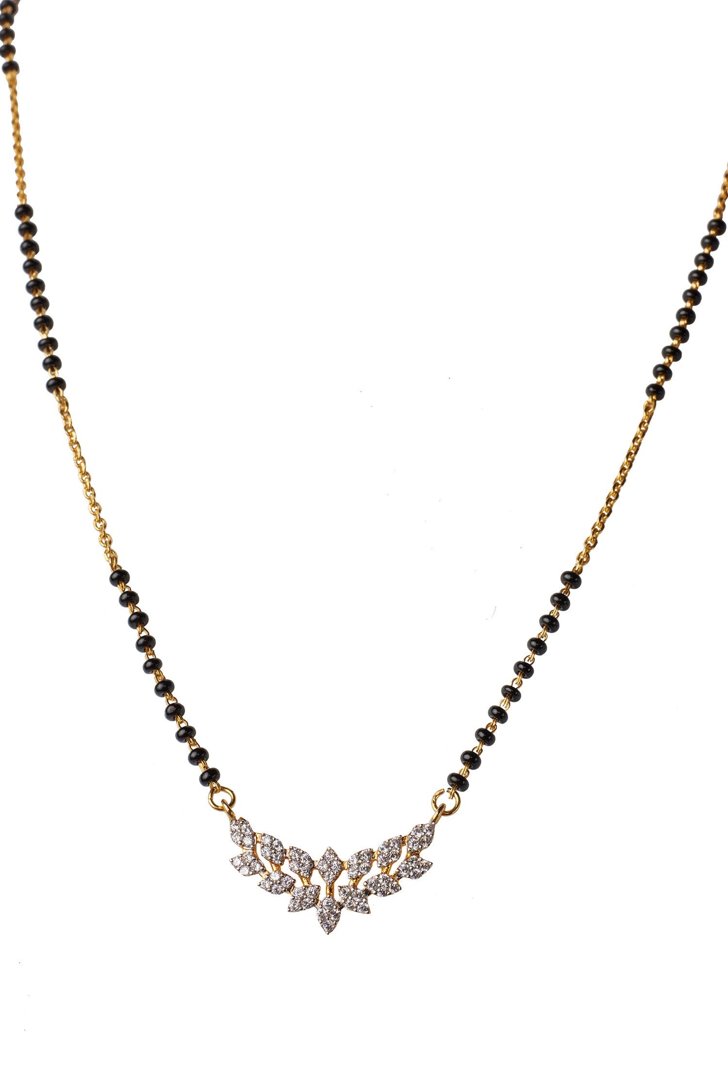 Leafy Design Cubic Zirconia Mangalsutra 
