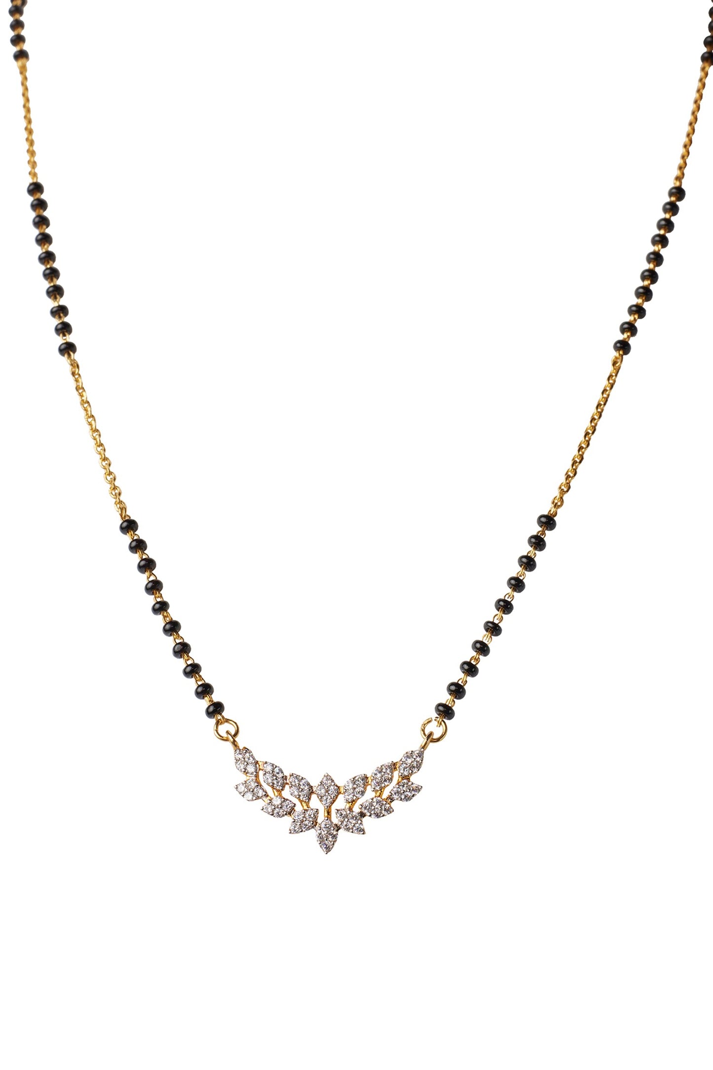 Leafy Design Cubic Zirconia Mangalsutra 