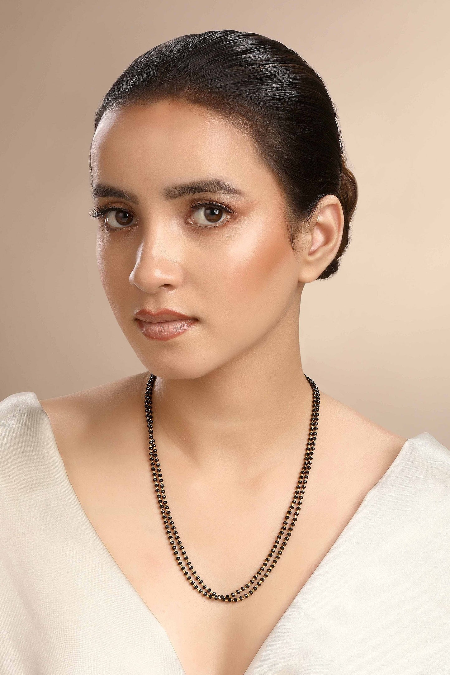 Double Layered Beaded Mangalsutra 