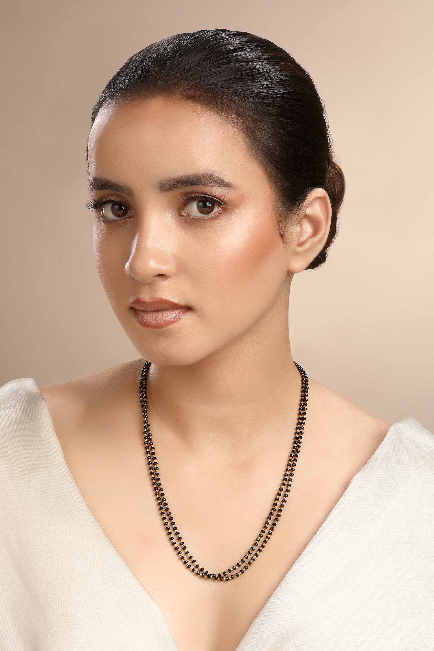 Double Layered Beaded Mangalsutra 