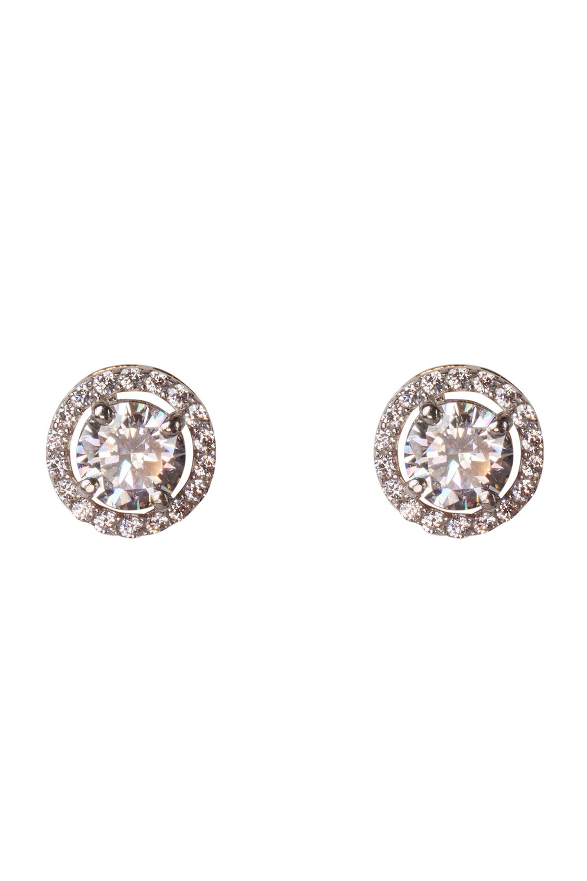 Cubic Zirconia Solitaire Pendant Set 