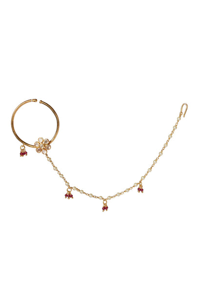 Rhodium Gold Plated Nath 
