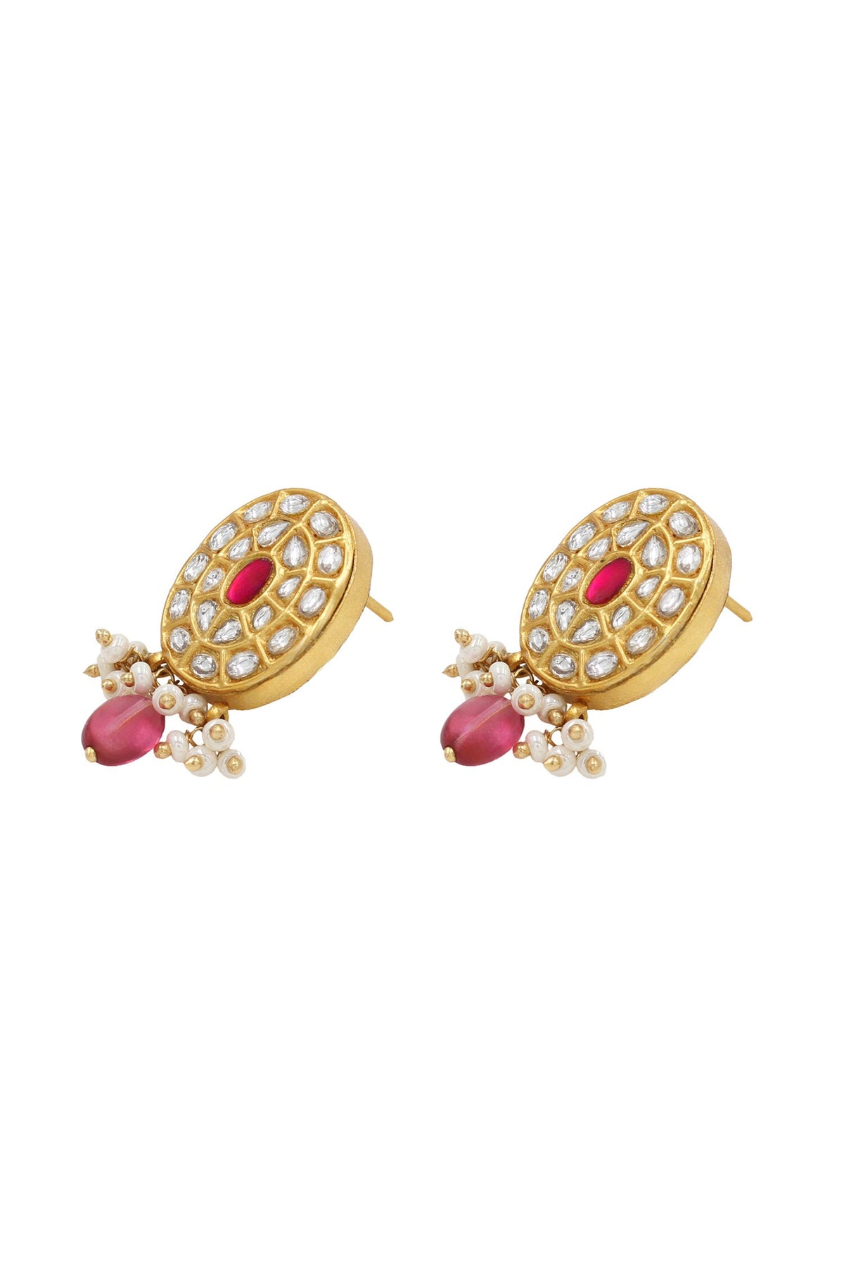Grace Kundan Drop Earrings 