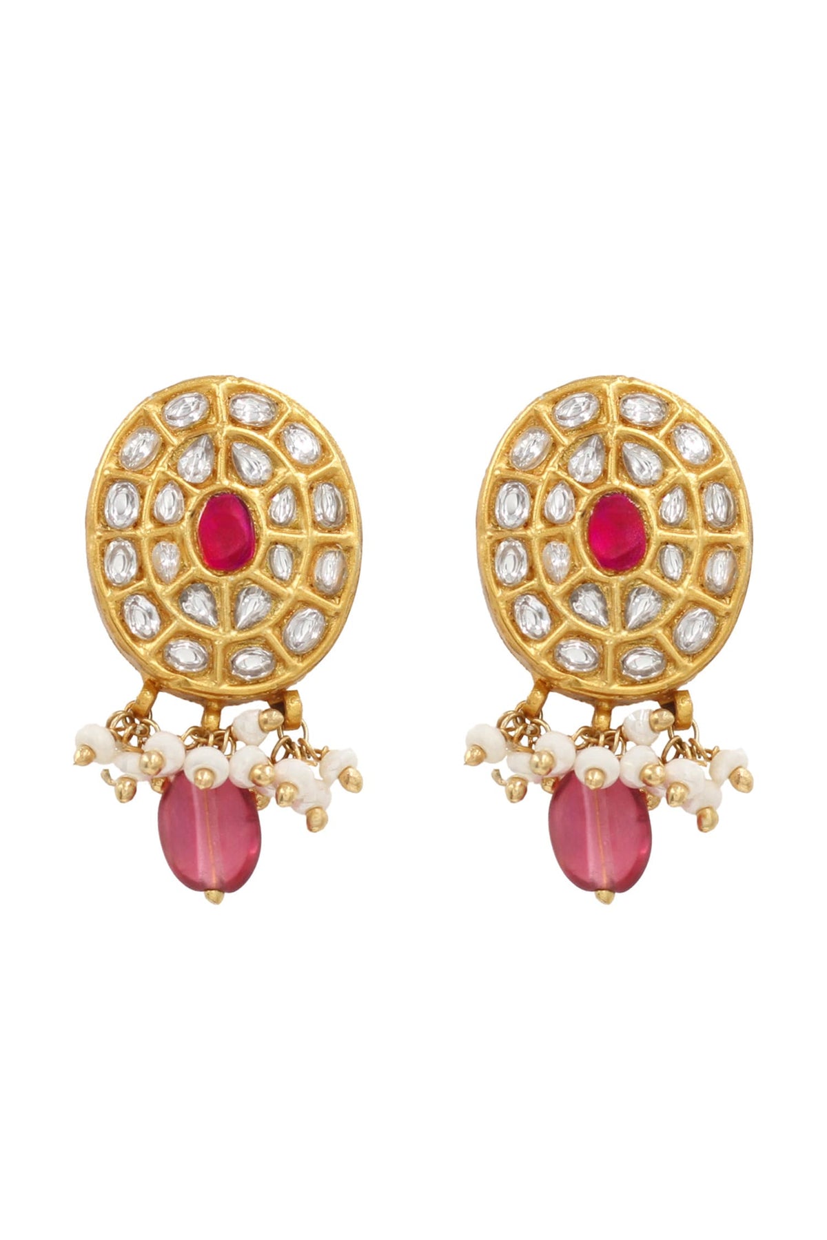 Grace Kundan Drop Earrings 