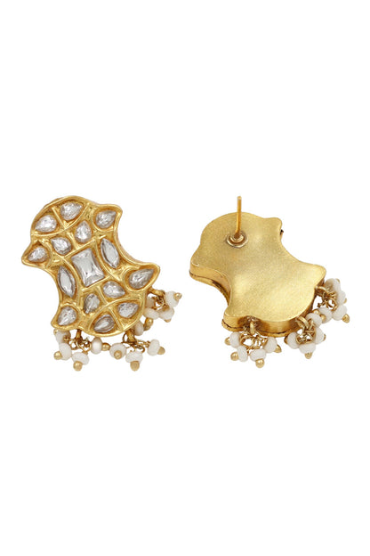 Royal Charm Kundan Drop Earrings 