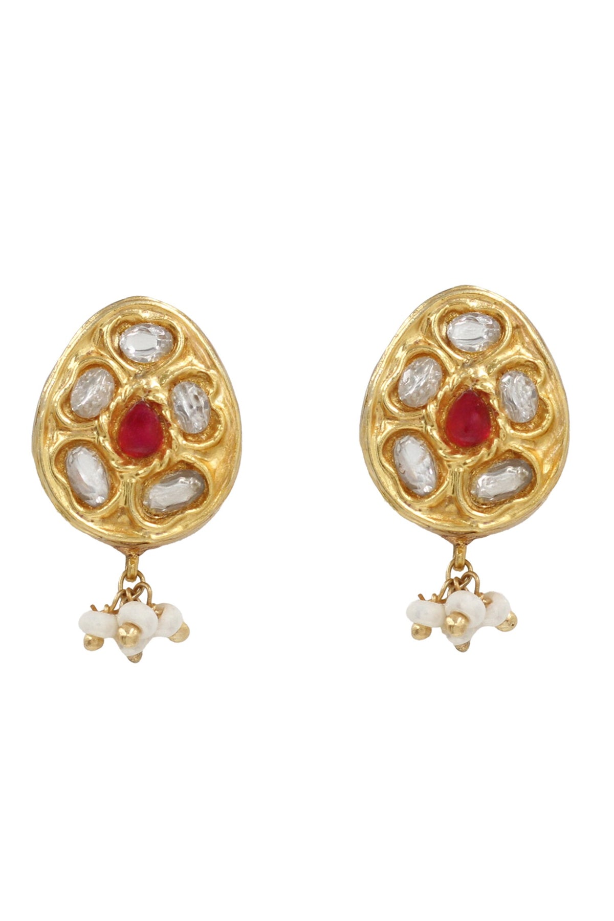 Kundan Embellished Stud Earrings 