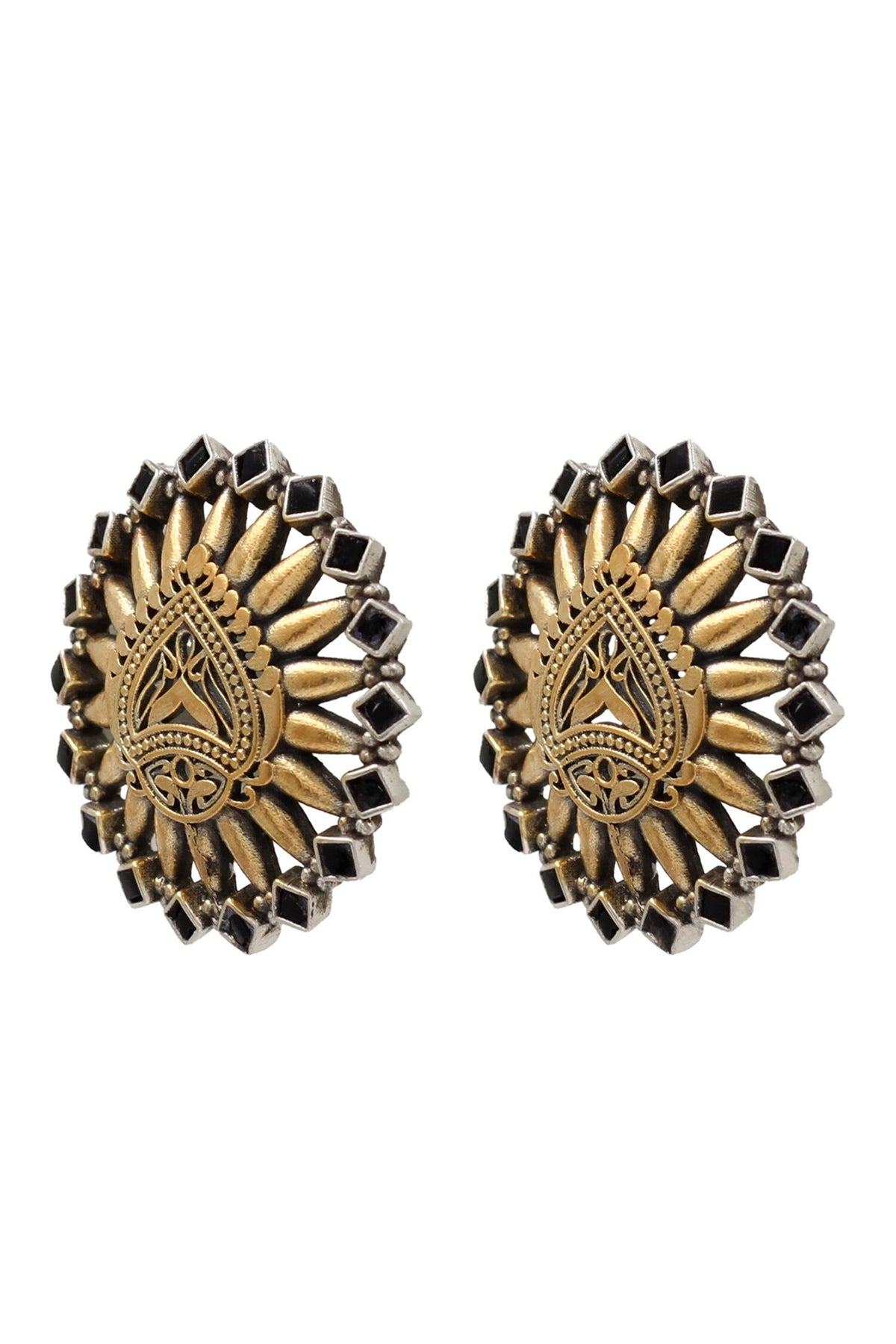 Kundan Embellished Stud Earrings 