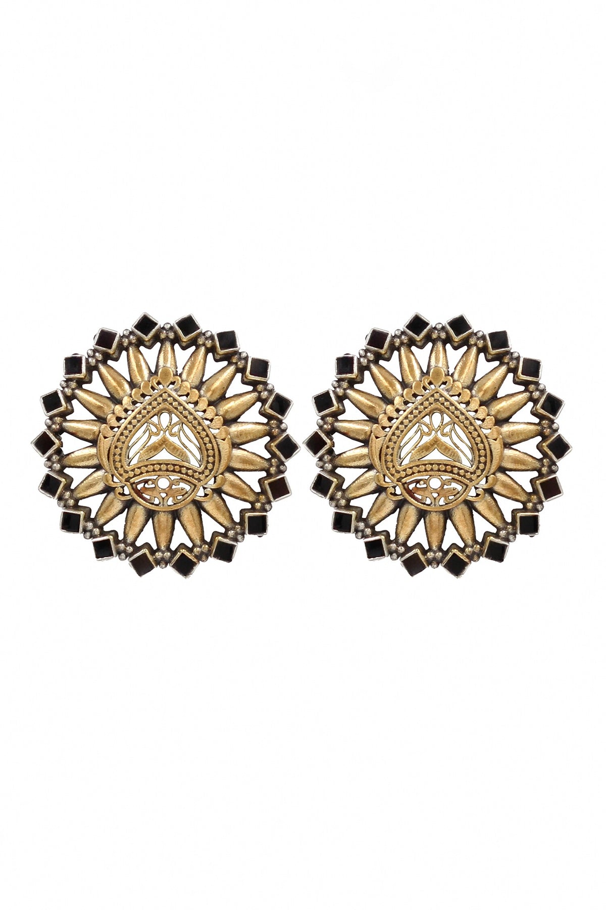 Kundan Embellished Stud Earrings 