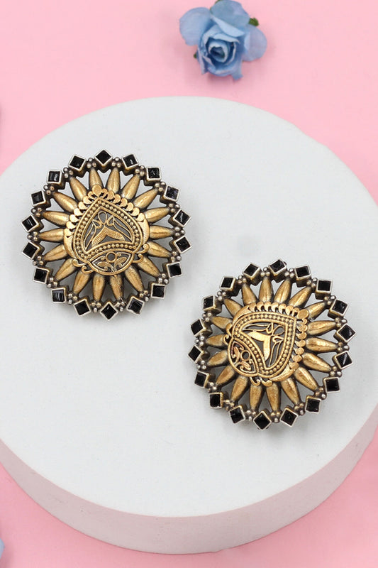 Kundan Embellished Stud Earrings 
