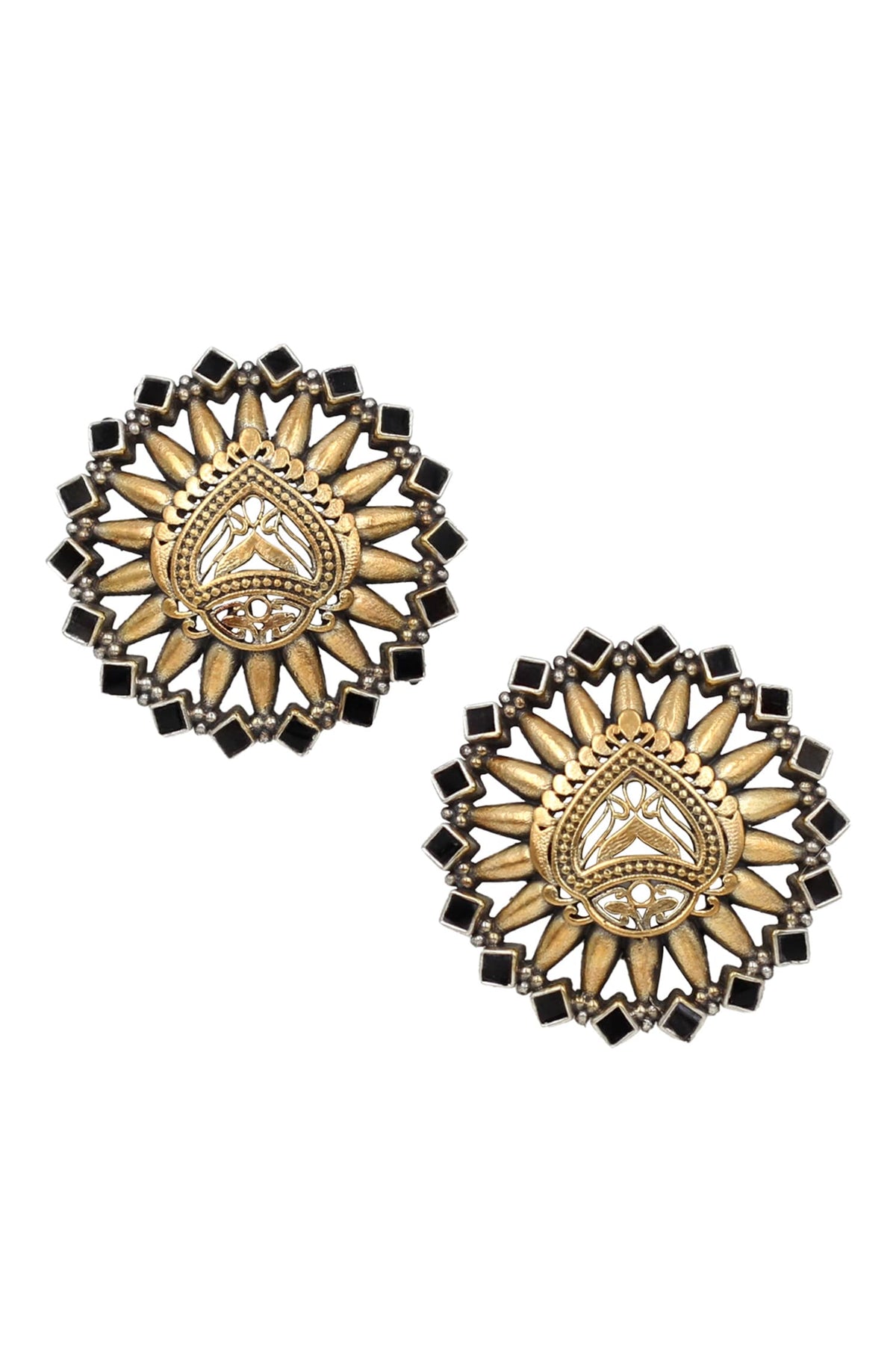 Kundan Embellished Stud Earrings 