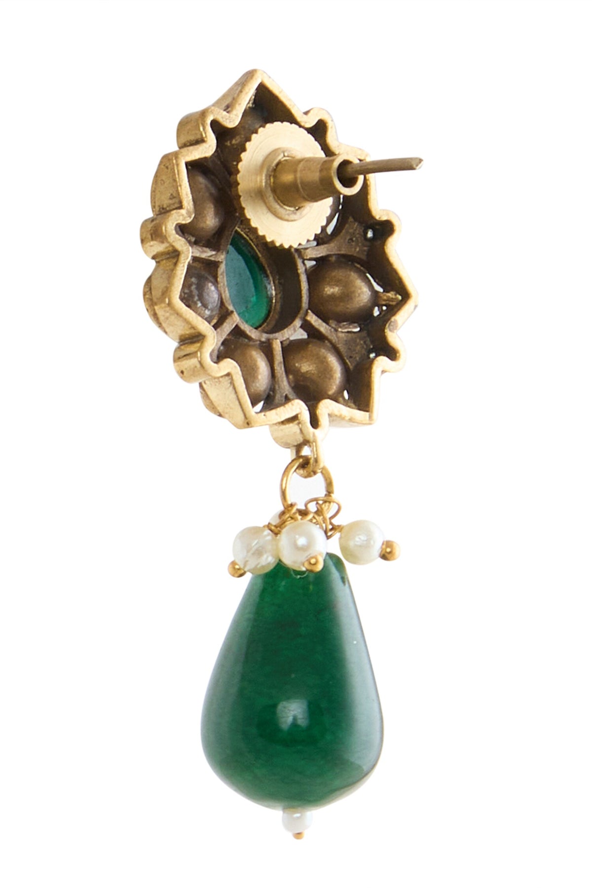 Emerald Moissanite Layered Necklace Set 