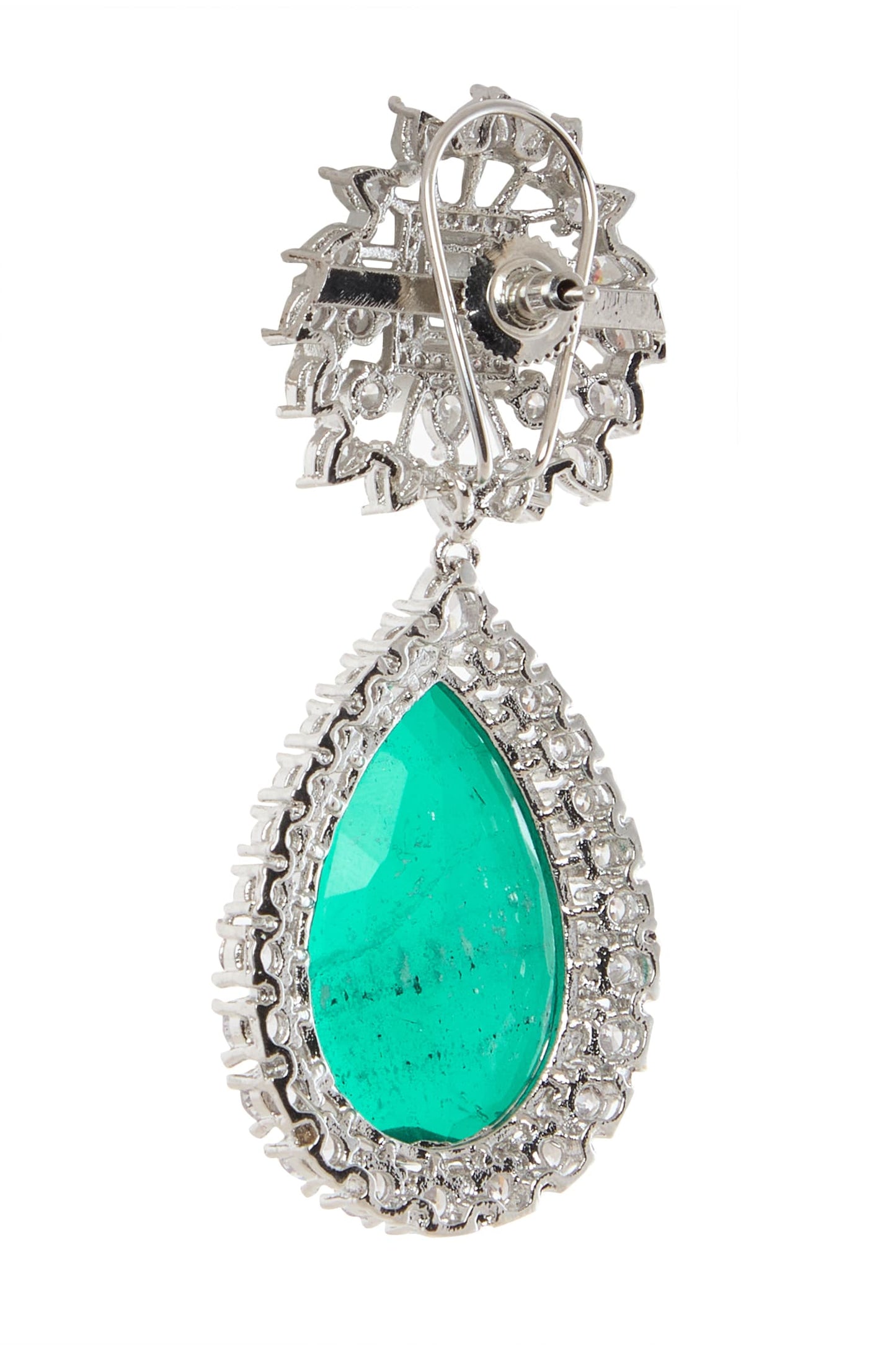 Emerald & Cubic Zirconia Choker Set 