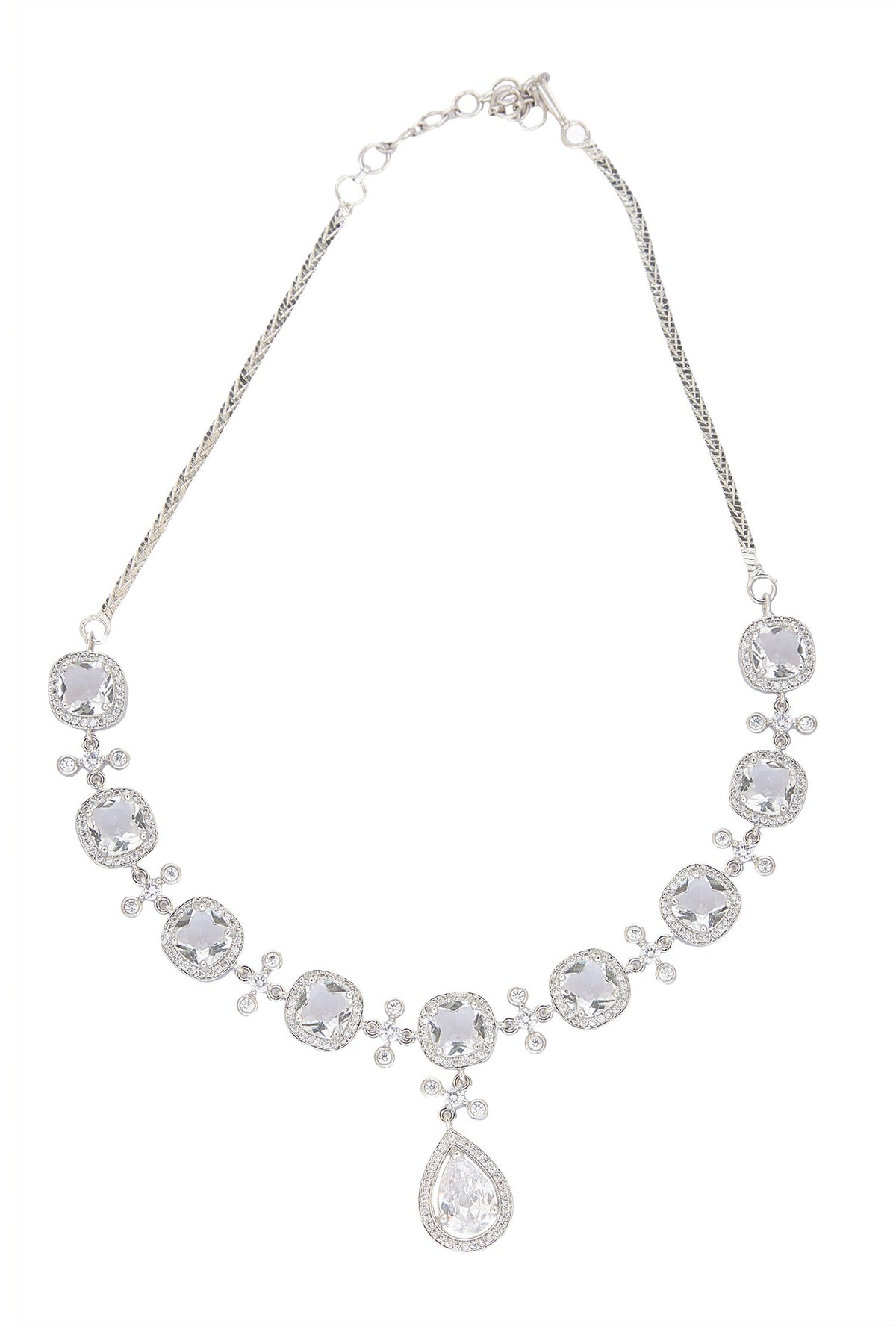 American Diamond Necklace & Earring Set 