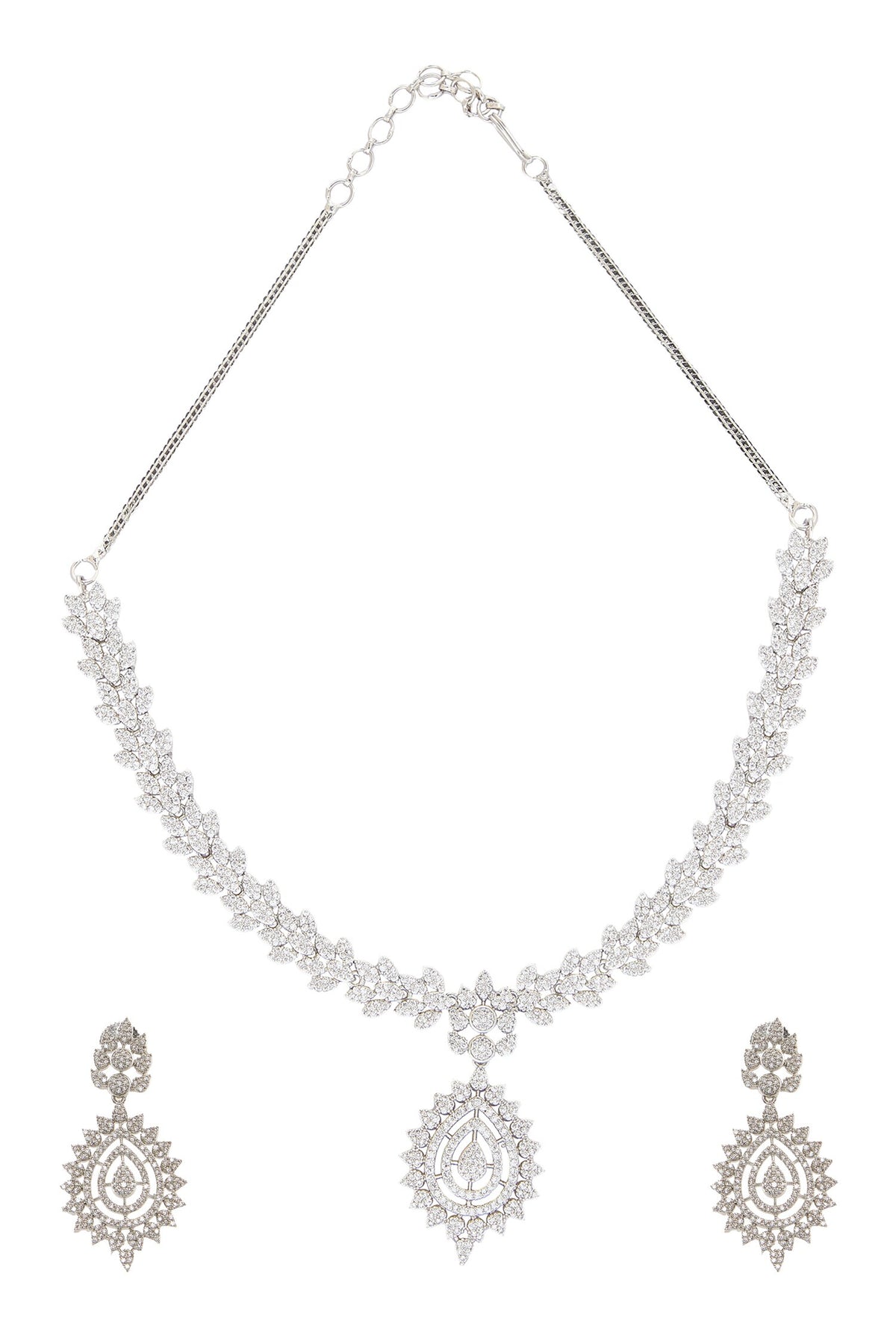 American Diamond Necklace Set 