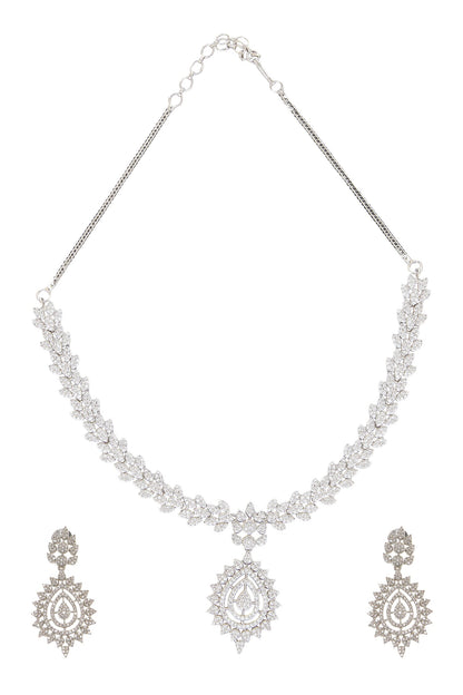 American Diamond Necklace Set 