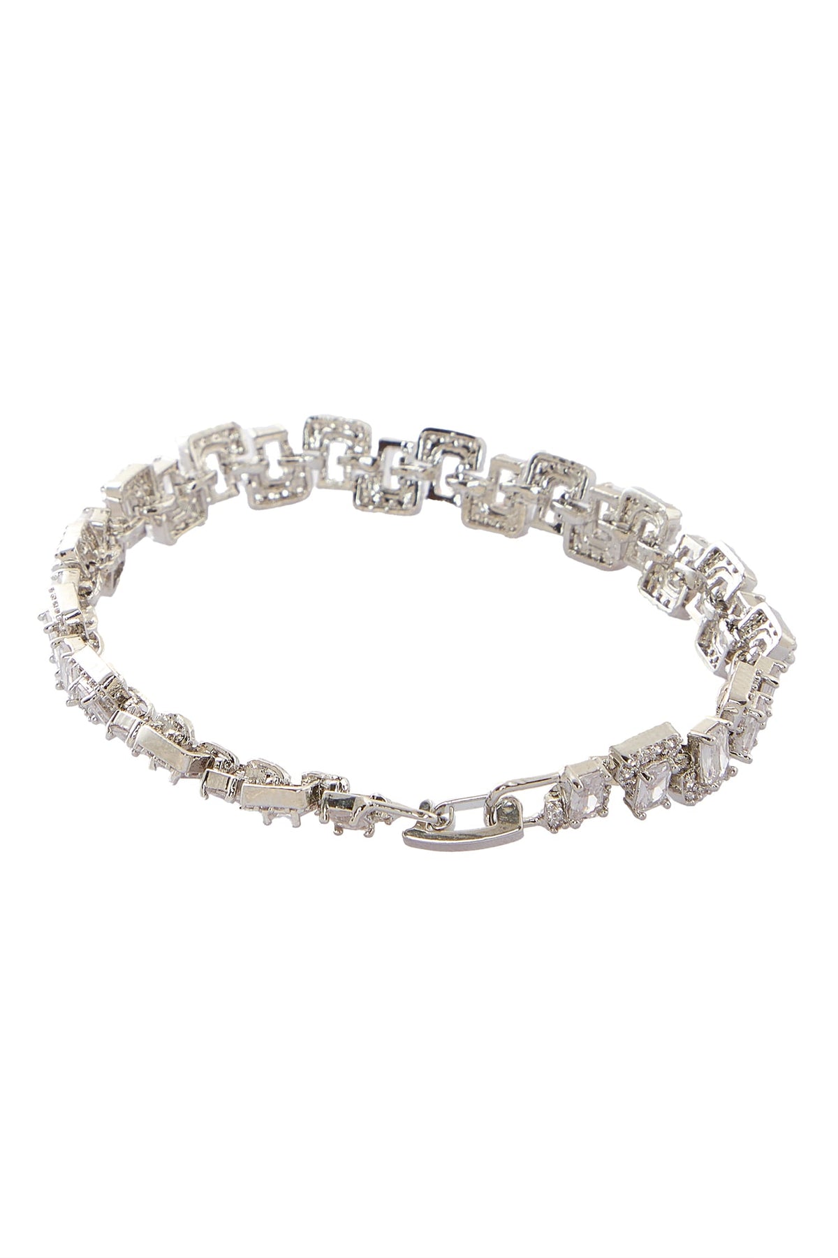 Silver American Diamond Bracelet 