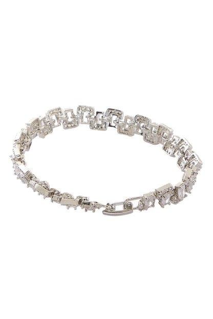 Silver American Diamond Bracelet 